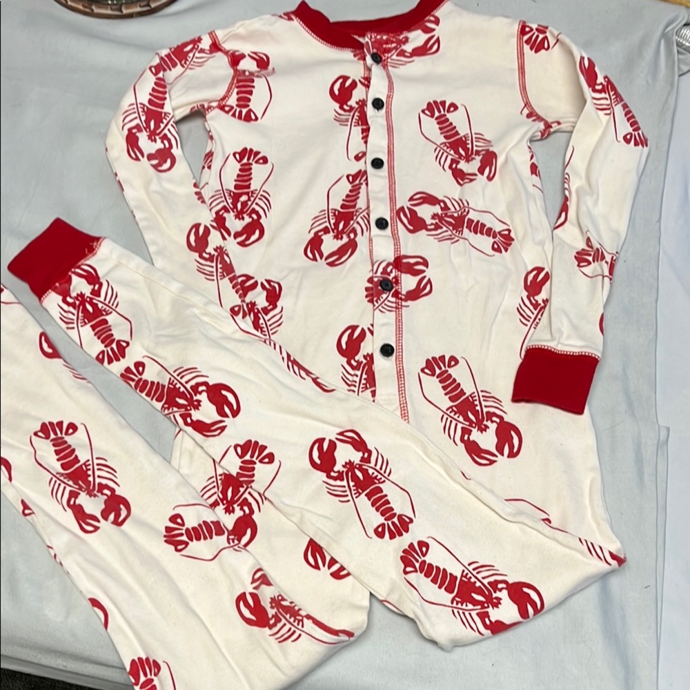 Lazy One Lobster one piece pajama